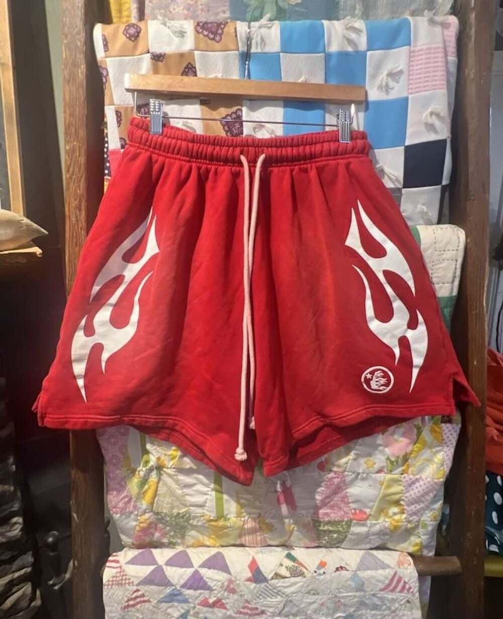 Hellstar Flame Red Shorts